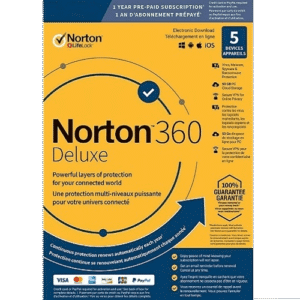 Norton 360 Deluxe – 1-Year / 5-Device